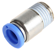 Прямой цанговый фитинг с резьбой Kipvalve KS-1/4-6-I