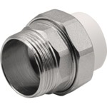 Муфта THERMOLIGHT комбинированная разъемная PP-R НР 32х1 1/4" белый (5/80) купить с доставкой по РФ