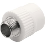 Муфта THERMOLIGHT комбинированная PP-R НР 25х1/2" белый (15/165) купить с доставкой по РФ