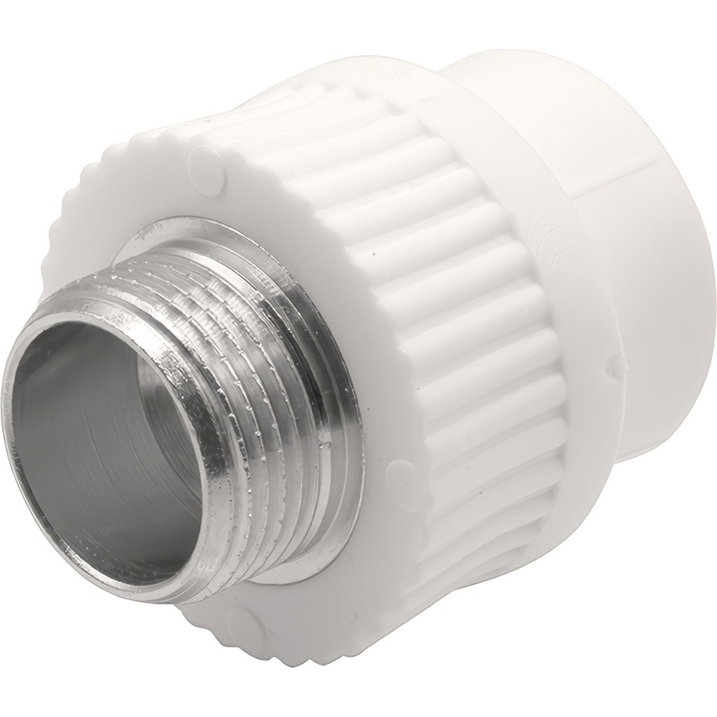Муфта THERMOLIGHT комбинированная PP-R НР 25х3/4" белый (20/140) купить с доставкой по РФ