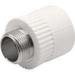Муфта THERMOLIGHT комбинированная PP-R НР 32х3/4" белый (10/130) купить с доставкой по РФ