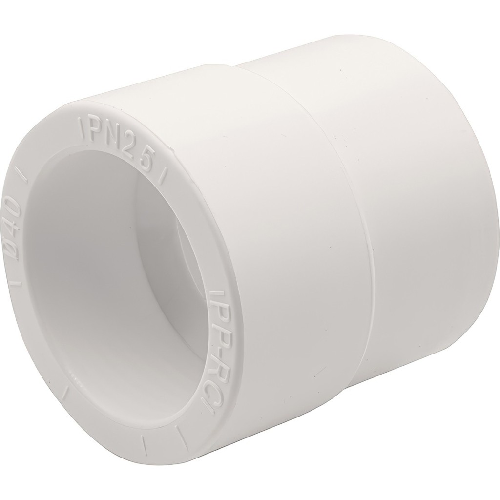 Муфта THERMOLIGHT переходная PP-R НР-ВР 50/40 белый (10/120) купить с доставкой по РФ