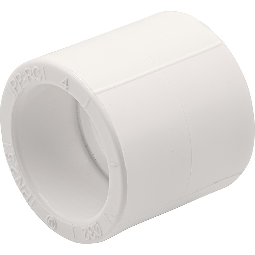 Муфта THERMOLIGHT соединительная PP-R 50 белый (10/90) купить с доставкой по РФ