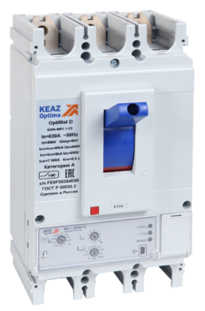 Выключатель автоматический КЭАЗ OptiMat D630N-MR2.1-У3