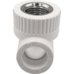 Тройник THERMOLIGHT комбинированный PP-R ВР 25х3/4х25 белый (10/90) купить с доставкой по РФ