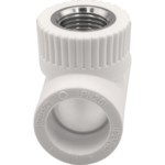 Тройник THERMOLIGHT комбинированный PP-R ВР 32х3/4х32 белый (10/60) купить с доставкой по РФ