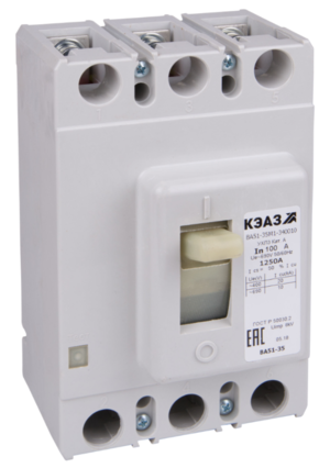 Автоматический выключатель КЭАЗ 3П 160А ВА51-35М2-340010-160А-1000-690AC-УХЛ3