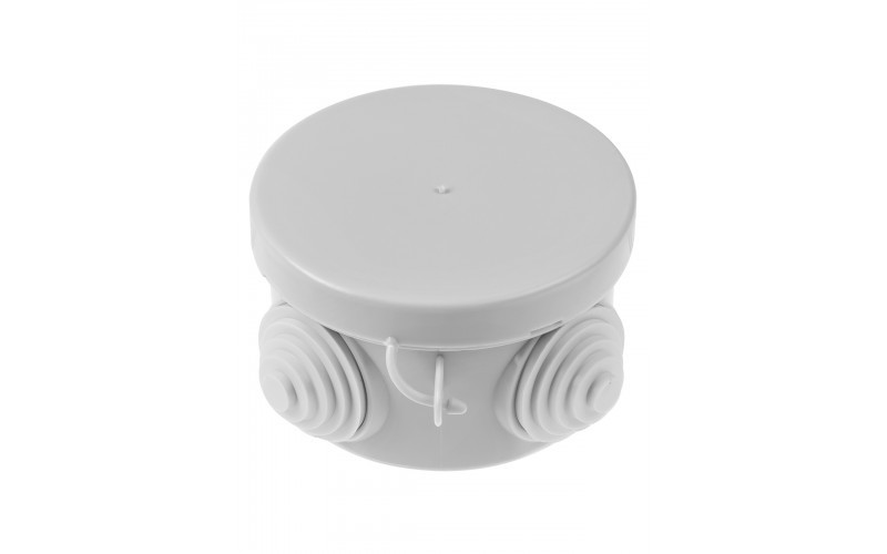 Распаячная коробка TDM ОП D65х40мм, крышка, IP54 купить с доставкой по РФ