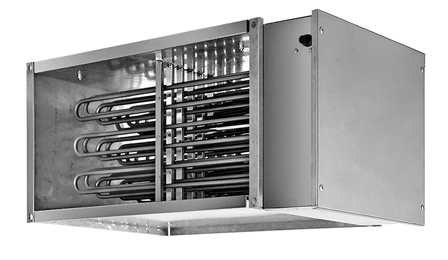 Электрический нагреватель для прямоугольных каналов Zilon ZES 1000x500/75 купить с доставкой по РФ