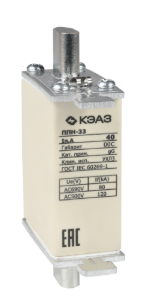 Вставка плавкая КЭАЗ ППН-33-X3-00С-6А-УХЛ3