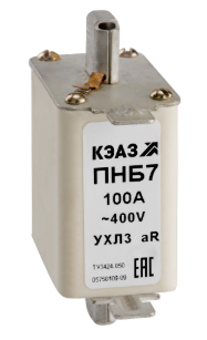 Предохранитель КЭАЗ ПНБ7-400/100-20-40А-УХЛ3