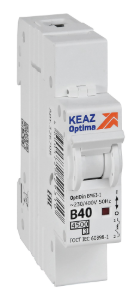 Выключатель автоматический однополюсный КЭАЗ 40А B 4,5кА AC OptiDin BM63-1B40-4,5-УХЛ3