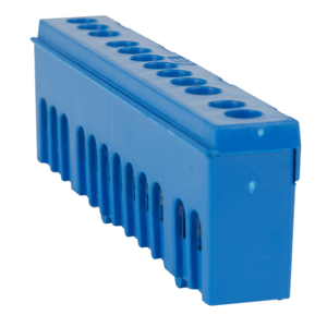 Система сборных шин Курский электроаппаратный завод (КЭАЗ) нулевая в изоляции OptiKit BB-I-L-DIN-10-6х9-серый