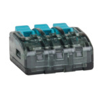 Клемма КЭАЗ строительно-монтажная OptiKit СМК 221-413 с рычагом 3 отверстия купить с доставкой по РФ