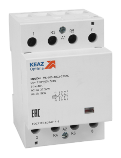 Контактор модульный КЭАЗ OptiDin MK-100-4022-230AC купить с доставкой по РФ