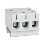 Клемма КЭАЗ вводная силовая тройная OptiClip КВС 6-50 серая купить с доставкой по РФ