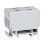 Клемма КЭАЗ вводная силовая двойная OptiClip КВС 6-50 серая купить с доставкой по РФ