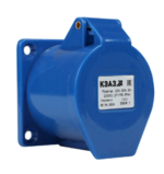 Розетка КЭАЗ 323-32А-6h-220AC-2P+PE-IP44 купить с доставкой по РФ