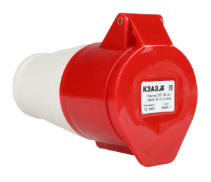 Розетка КЭАЗ 225-32А-6h-380AC-3P+PE+N-IP44 купить с доставкой по РФ