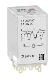 Реле промежуточное КЭАЗ OptiRel G RP55-34-12D-6-CO/TI