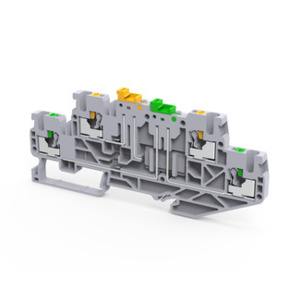 Клемма КЭАЗ 2х-ярусная push-in OptiClip CPDLK-2,5-2L-MT-N-I-серый