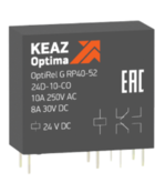 Реле промежуточное КЭАЗ OptiRel G RP40-52-24D-10-CO-G купить с доставкой по РФ