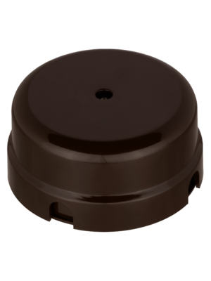 Коробка TDM распаячная D90х43 мм инд. штрихкод коричневая «Виви»