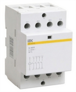 Контактор IEK модульный КМ40-40 AC/DC