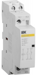 Контактор IEK модульный КМ20-11 230В AC купить с доставкой по РФ