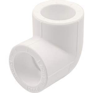 Угольник THERMOLIGHT 90гр. PP-R 25 белый (30/240)