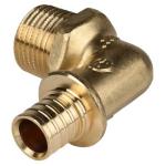 Угольник 25-3/4" General Fittings 3400 надв.гильза-резьба, нар., латунь купить с доставкой по РФ