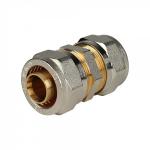 Муфта 32-26 General Fittings 5300 обжим-обжим, латунь никелированная купить с доставкой по РФ