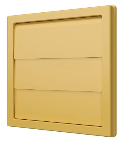 Решетка приточно-вытяжная с гравит. жалюзи ERA 1919К15.16Ф, бежевая купить с доставкой по РФ