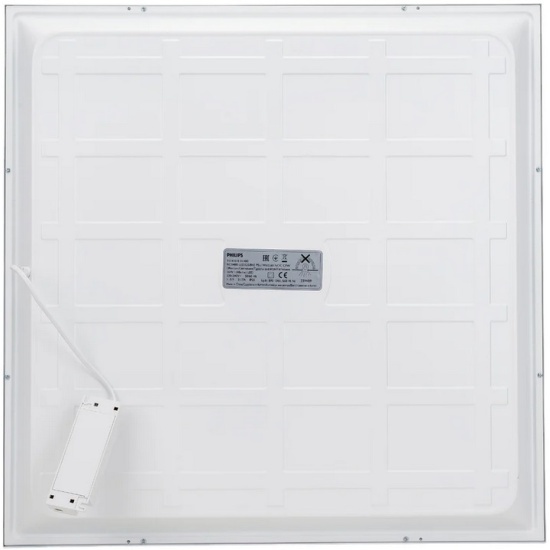 Светодиодный светильник PHILIPS PANEL RC035B (34mm) 40W LED36S/865 CLI 597x597x34 3600lm (внешний драйвер) - LED светильник заказать со складов по всей России
