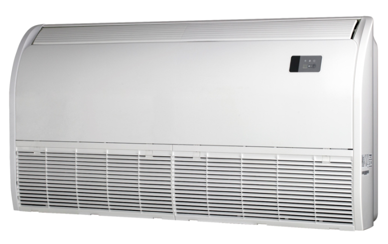 Инверторная сплит-система напольно-потолочного типа Hisense серии HEAVY EU DC INVERTER R32 AVT-24UR4RB8/AUW-24U4RJ7 (комплект) купить с доставкой по РФ