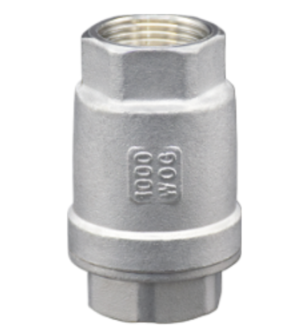 Клапан обратный муфтовый прямой AISI 304 DN 100 (4") PN 63 "LEADTEK"