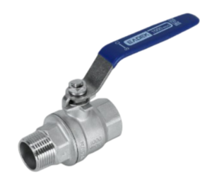 Кран шаровый муфтовый нр-вр DN 20 (3/4'') AISI304 PN 63 "LEADTEK"