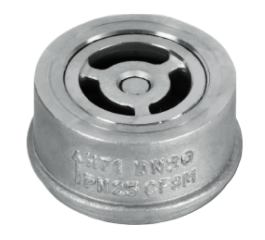 Клапан обратный "LEADTEK" межфланцевый DN 125 (5") AISI 304 PN 25 купить с доставкой по РФ