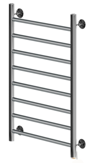 Полотенцесушитель MIXLINE VEGA 80х50 (кноп выключатель, 340Вт, 8 перекладин, правый) электрический