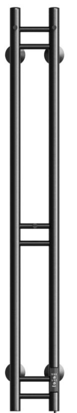 Полотенцесушитель MIXLINE MOON BLACK 120/10 (таймер,103 Вт) электрический ЧЕРНЫЙ купить с доставкой по РФ