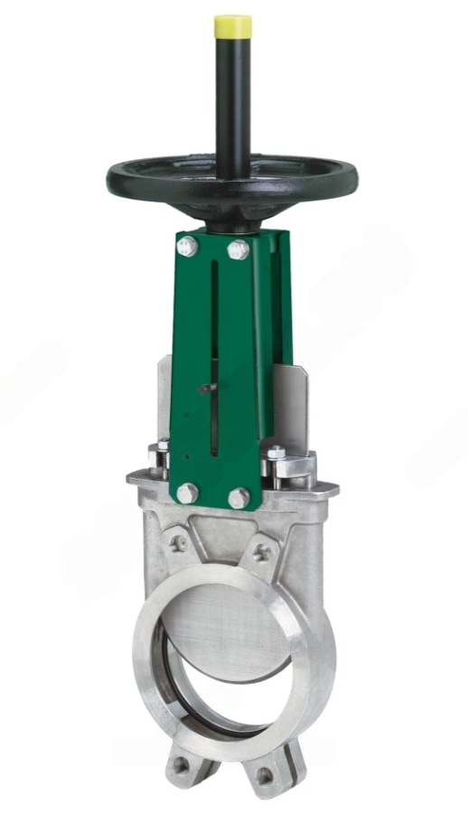 Задвижка шиберная со штурвалом Tecofi, невыдвижной шток, корпус нж сталь, уплотнение металл/металл, PN10 купить с доставкой по РФ