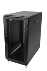 Шкаф серверный напольный 24U (600 х 1000) дверь перфорированная х шт., чёрный ЦМО ШТК-М-24.6.10-44АА-9005