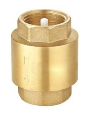 Клапан обратный латунь пружинный Ду40 Ру16 Tecofi купить с доставкой по РФ