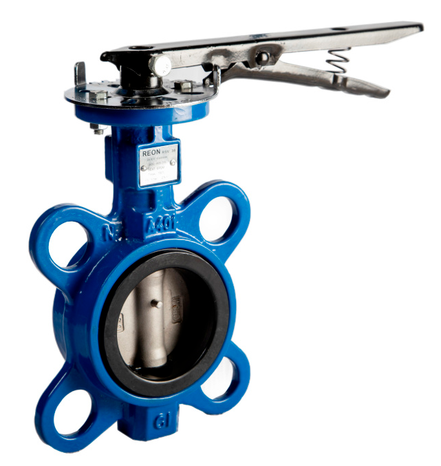 Затвор чугунный межфланцевый Reon тип RSV38 DN150 (диск из нержавеющей стали AISI316) купить с доставкой по РФ