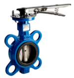 Затвор чугунный межфланцевый Reon тип RSV38 DN150 (диск из нержавеющей стали AISI316) купить с доставкой по РФ