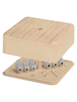 Коробка распаячная TDM КР 75х75х28 ОП сосна, с клем. колодкой, IP40, инд. штрихкод купить с доставкой по РФ