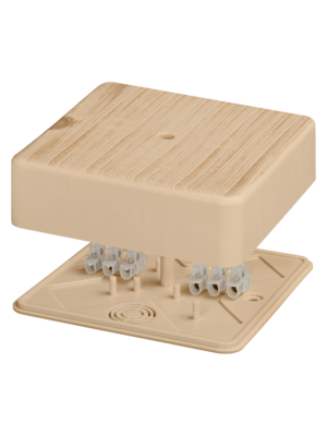 Коробка распаячная TDM КР 100х100х29 ОП сосна, с клем. колодкой, IP40, инд. штрихкод