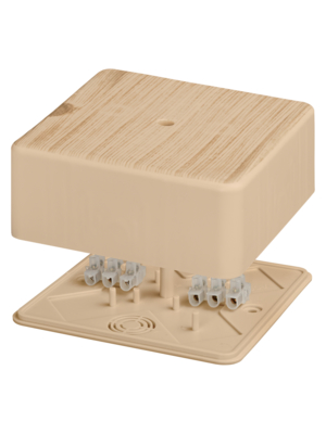 Коробка распаячная TDM КР 100х100х44 ОП сосна, с клем. колодкой, IP40, инд. штрихкод