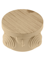 Распаячная коробка TDM ОП D65х40мм, крышка, "ЭКО" сосна, IP54 купить с доставкой по РФ