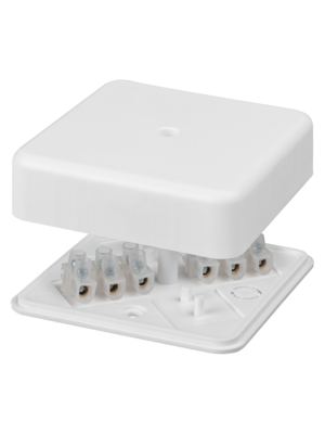 Коробка распаячная TDM КР 100х100х29 ОП белая, IP40, с клем. колодкой, инд. штрихкод